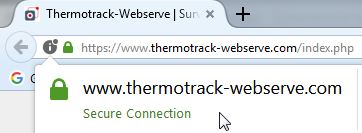 temperature monitoring https secured connection